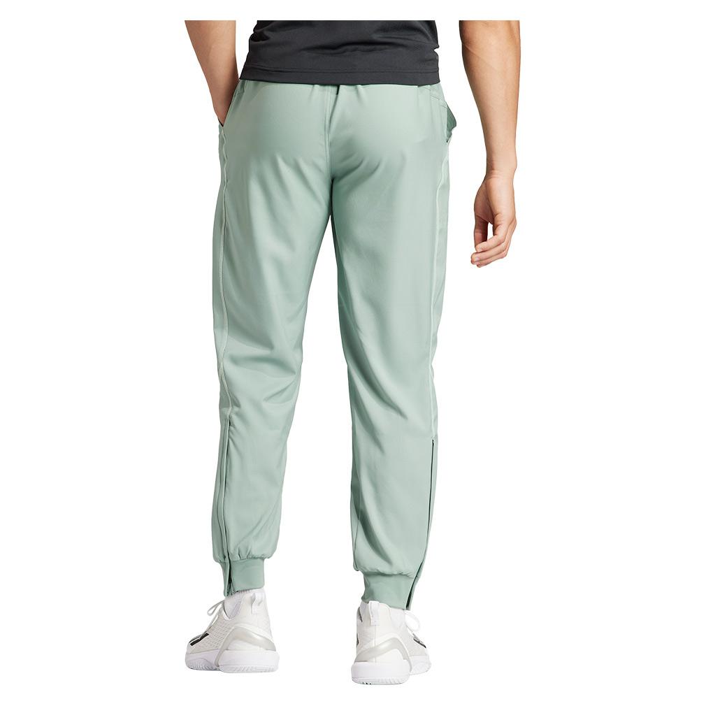 adidas Men`s Pro Tennis Pant Silver Green