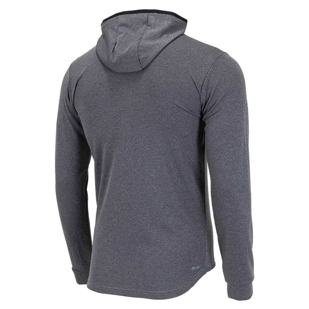 New Balance Men`s Tenacity Hooded Quarter Zip Training Top