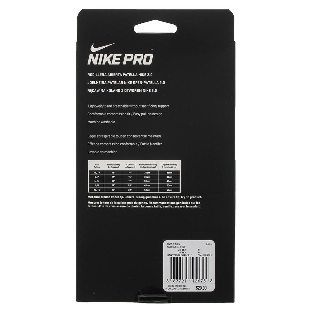 Nike Open-Patella Knee Sleeve 2.0 | Tennis Express | NMS38020