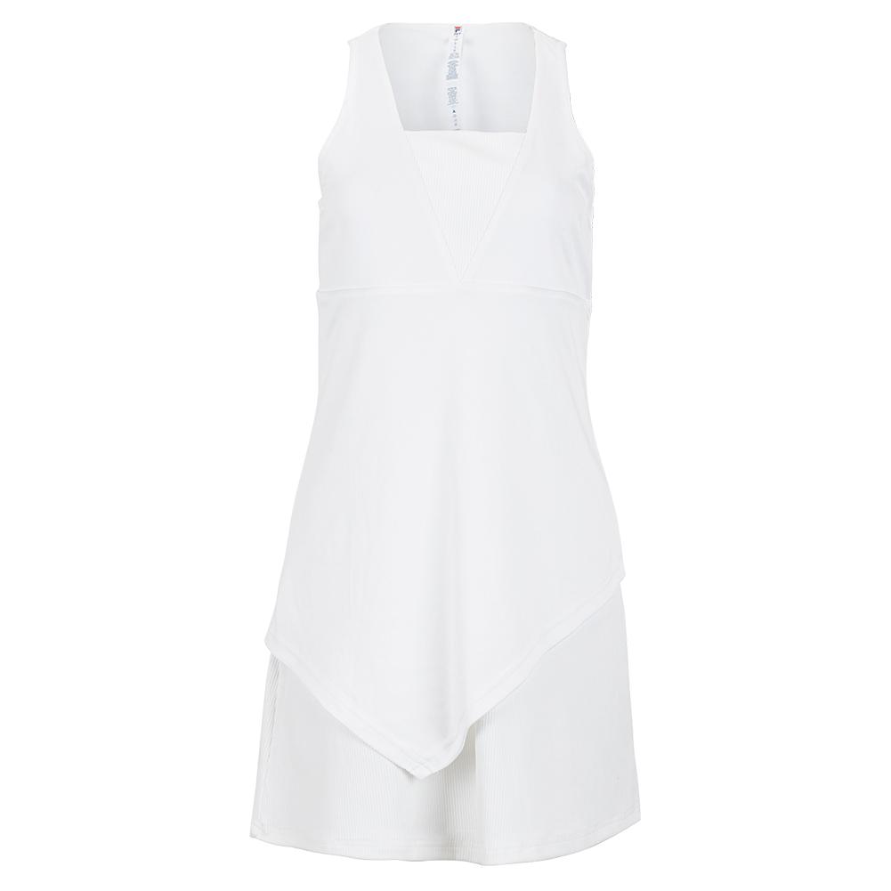 FILA Women’s Whiteline Tennis Dress in White