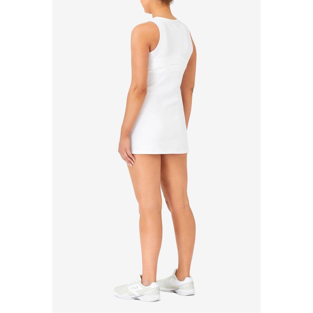 Fila Women's White Line Tennis Dress White