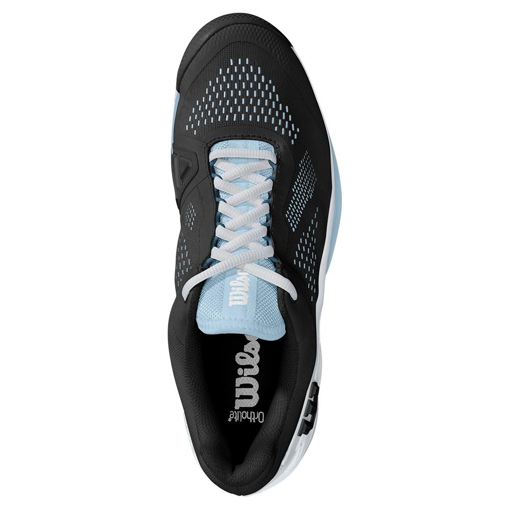 Wilson Women`s Rush Pro 4.0 Tennis Shoes Black and White