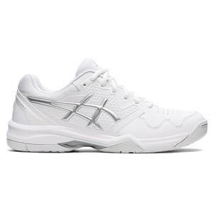 ASICS Women`s GEL-Dedicate 7 Tennis Shoes White and Pure Silver ...