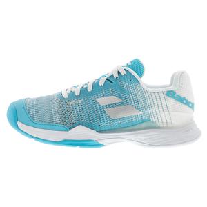 Babolat Women`s Jet Mach II All Court Tennis Shoes Capri and White ...