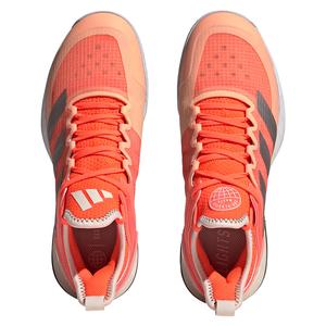 adidas Women`s adizero Ubersonic 4 Tennis Shoes Solar Orange and Taupe ...
